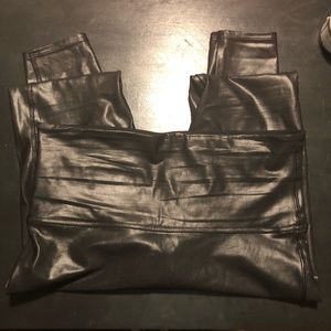 Spanx Leather Leggings - only worn once!!!